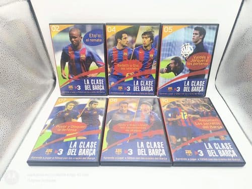 Lote Dvd La Clase Del Barca Fc Barcelona 6 Discos Original