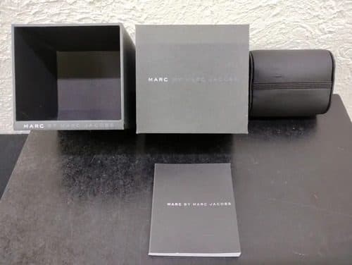 Caja/estuche De Reloj Marc Jacobs Usado Original Negro — Coleccionables vintage, años NOW