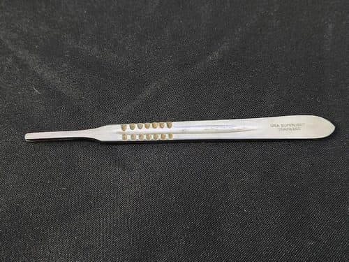 Bisturí Mango Usa Superdent Stainless #4 Original Usado — vintage México