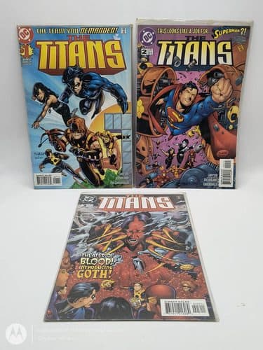 Comics The Titans Capitulos 1-3 Dc Comics En Inglés 1999 — Coleccionables vintage, años 90s