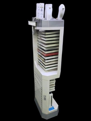 Stand Exhibidor Para Nintendo Wii Torre Almacenamiento Base — Gaming vintage, años NOW
