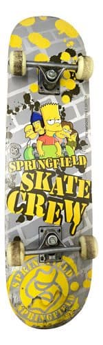 Patineta The Simpsons Skate Crew Springfield 2007 Fox Retro — Coleccionables vintage, años NOW