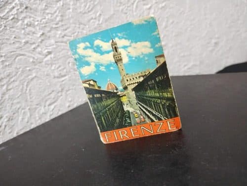 Mini Libro 15 Imágenes A Color De Florencia Retro Original