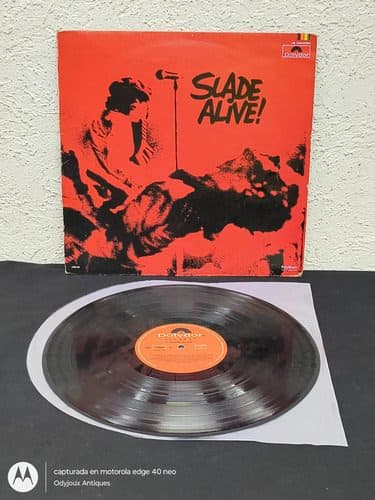 Disco Lp Vinilo Slade - Alive! (en Vivo) Polygram 1982 Mex Estándar — Audio vintage, años 80s