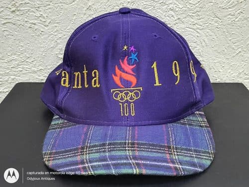 Gorra Juegos Olímpicos Atlanta 1996 Vintage De Colección Morado Lisa G