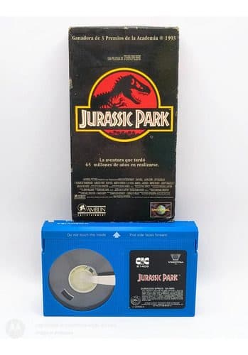 Película Beta Jurassic Park 1993 Steven Spielberg Universal