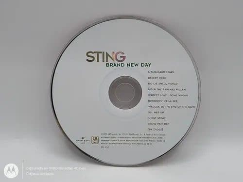 Cd Sting - Brand New Day 1999 Universal Solo Disco Original Estándar — Audio vintage, años 90s