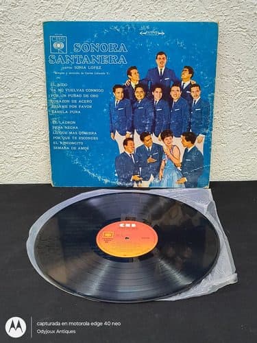 Disco Lp Vinilo Sonora Santanera Canta Sonia Lopez Cbs Méx Edición Limitada