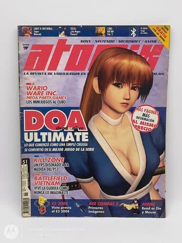 Revista Atomix No.51 Mayo 2004 Dead Or Alive Ultimate — Coleccionables vintage, años NOW