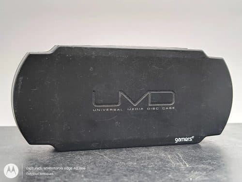 Estuche Porta Umd Para Juegos De Psp Gamers Con Detalle Negro