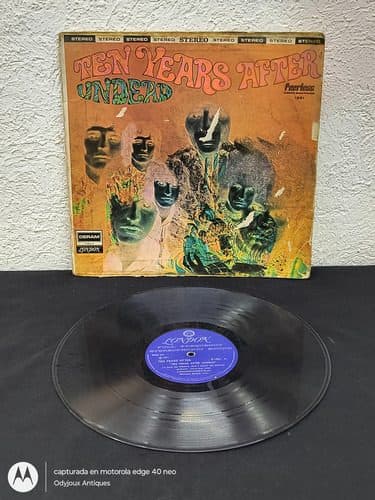 Disco Lp Vinilo Ten Years After Undead Peerless 1971 México Estándar