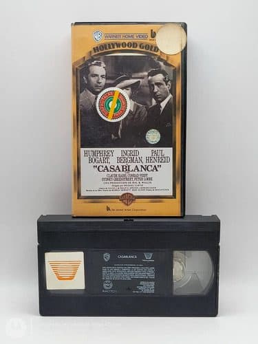Película Vhs Casablanca 1991 Warner Bros Videovisa Colección
