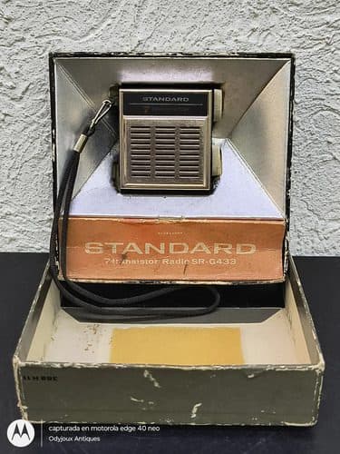 Mini Radio Antiguo Standard 7 Transistores Sr-g433 En Caja