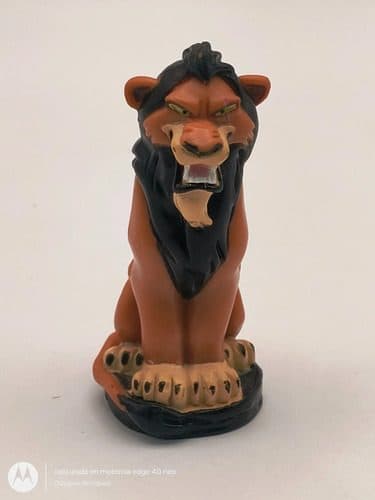 Figura Scar De El Rey León Walt Disney Vintage 7cm Original — Coleccionables vintage