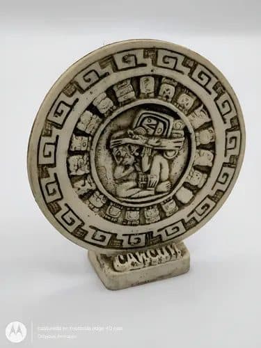 Calendario Maya Souvenir Cancún De Resina Tipo Piedra Adorno Calendario Maya Souvenir Cancún Hecho De Resina Tipo Piedra Antiguo Adorno 9cm